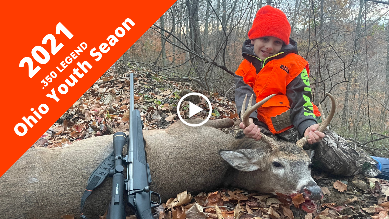 2021 Ohio Youth Season 7 Year Old Shoots His First Deer on Only 4 Acres